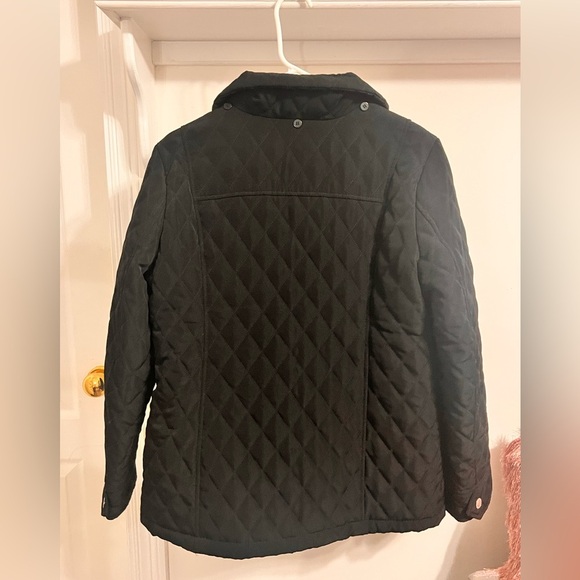 London Fog Quilted Black Jacket - Picture 7 of 10